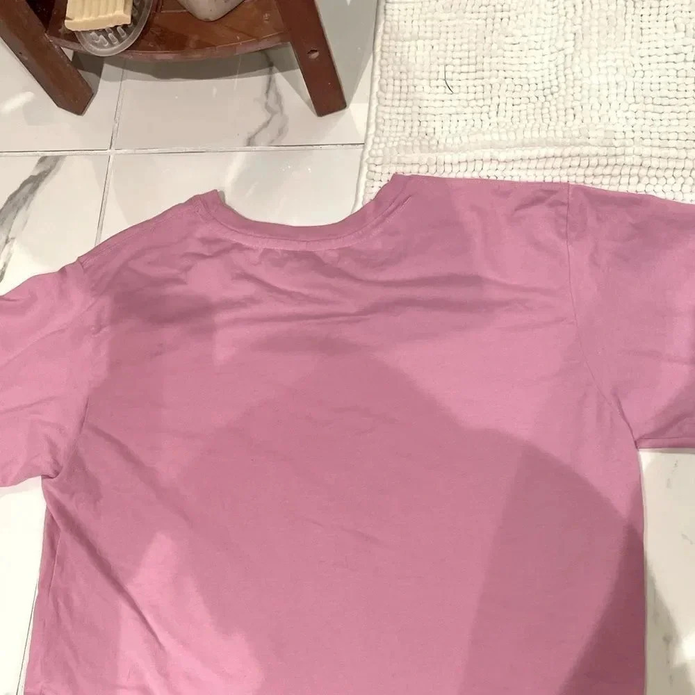 WOMENS CHAMPION HERITAGE VINTAGE LOGO CROP TEE COLOR ICE CAKE SIZE LARGE - Picture 12 of 12